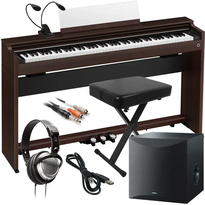 Casio Celviano AP-S200 Digital Piano – Rosewood COMPLETE HOME BUNDLE PLUS