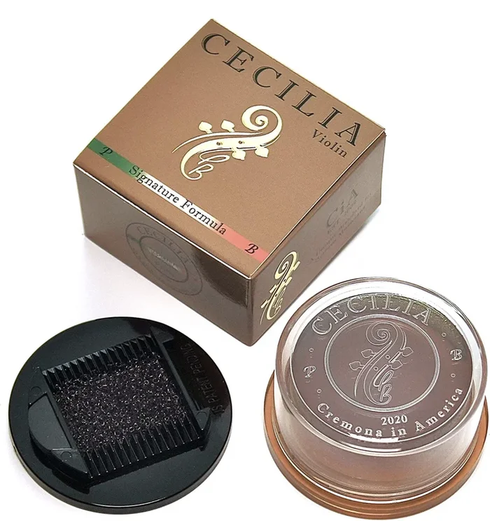 Cecilia ”Signature” violin rosin by Cremona in America, USA