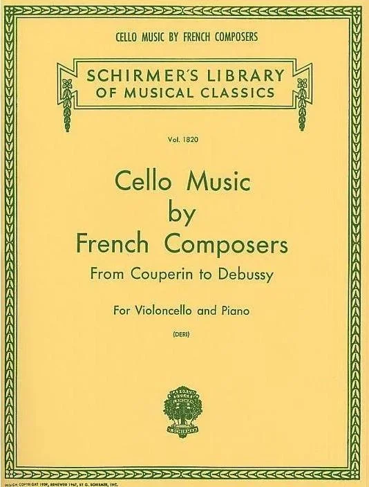 Cello Music by French Composers (Schirmer)