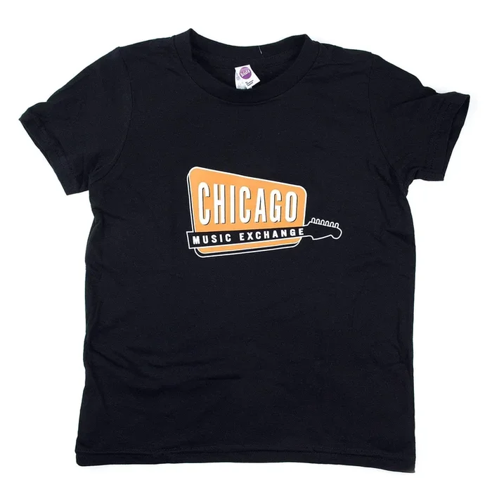 Chicago Music Exchange Toddler T-Shirt Classic Logo Black – Age 2