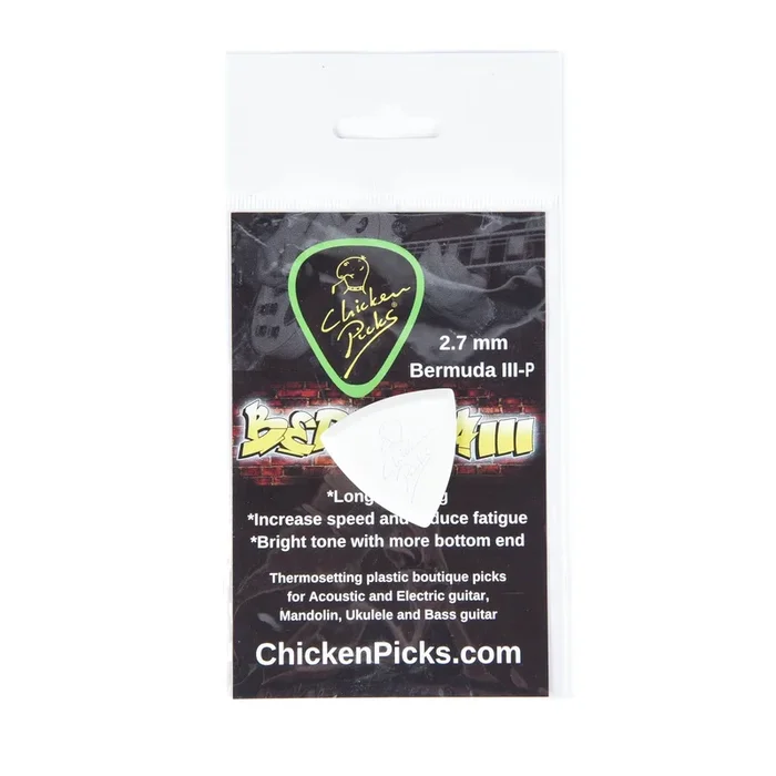 ChickenPicks Bermuda III 2.7mm Guitar Pick 2 Pack Bundle