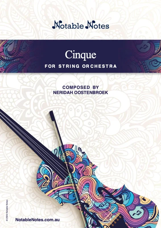 Cinque (Neridah Oostenbroek) for String Orchestra