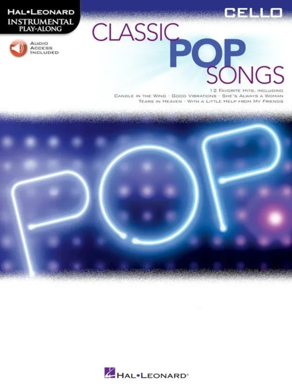 Classic Pop Songs for Cello with Online Accompaniments