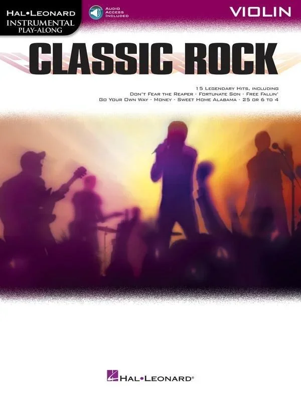 Classic Rock for Violin with Online Accompaniments