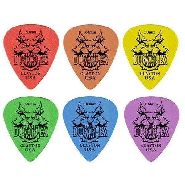 Clayton Duraplex Guitar Picks Standard .60MM (12)