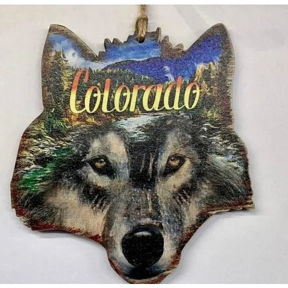 Colorado Wolf Face