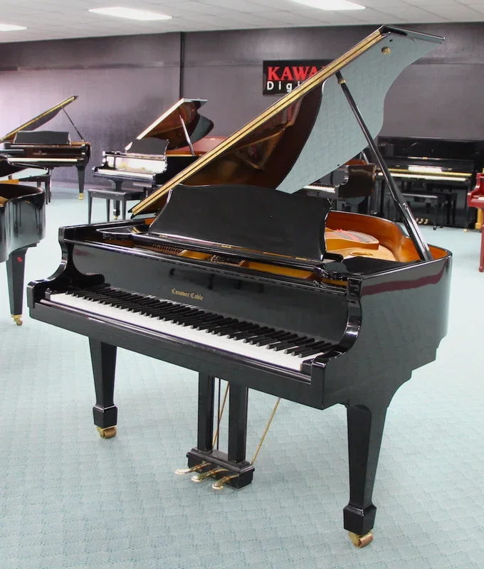 Conover Cable 5’1″ CC-155 Grand Piano | Polished Ebony | SN: ISBG0199 | Used