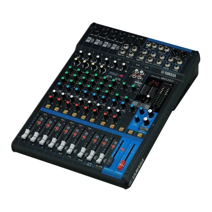 Consola de mezclas Yamaha MG12XU de 12 canales