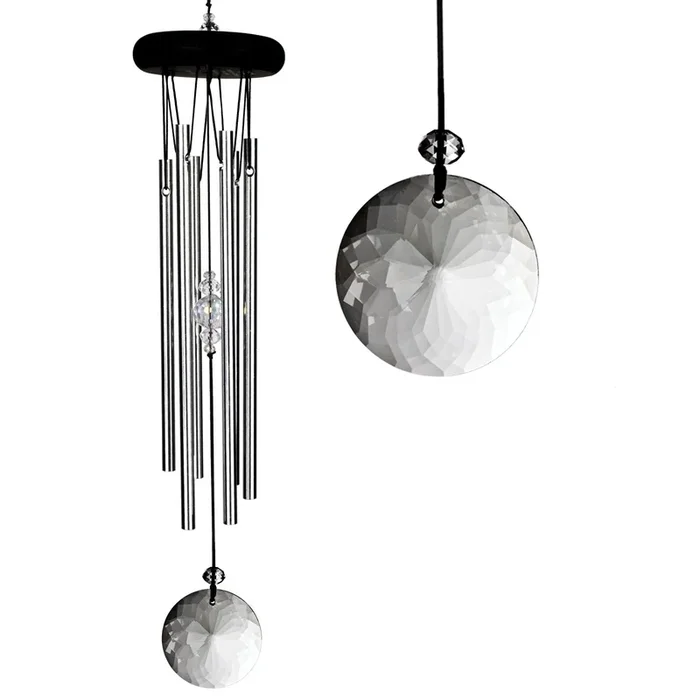 Crystal Meditation Chime – SIlver