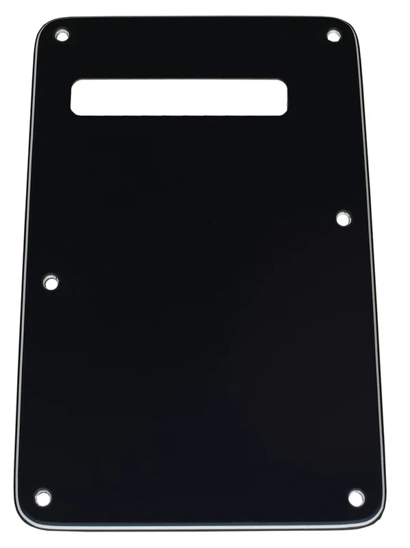 Cubierta de resorte de trémolo ranurada Allparts – Negra