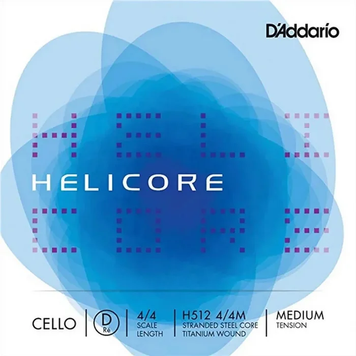 Cuerda Helicore para violonchelo Re, mediana