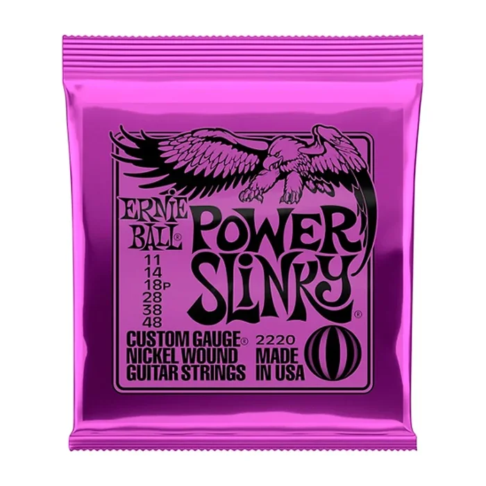 Cuerdas de guitarra eléctrica Ernie Ball 2220 Power Slinky de níquel