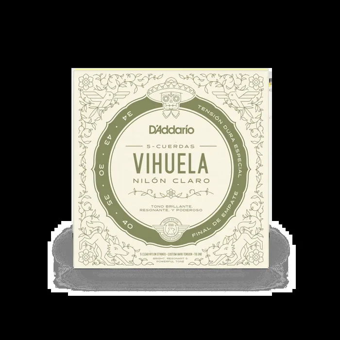 Custom Hard Tension Vihuela Strings by D’Addarío
