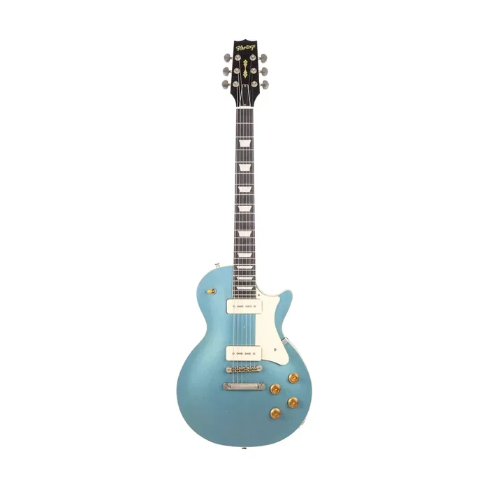 Custom Shop Core Collection H-150 P90 Electric Guitar with Case, Pelham Blue, Artisan Aged