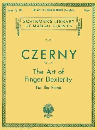 Czerny Op. 740: Arte de la Destreza de los Dedos para Piano Completo