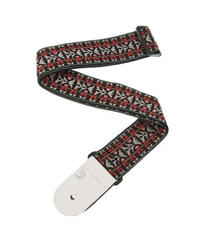 D’Addario 50G01 Hootenanny 2 Nylon Woven Guitar Strap – Red