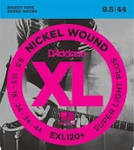 D’Addario – Nickel Wound – Super Light Plus Gauge – 9.5/44