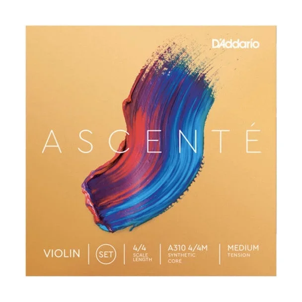D’Addario Ascente Synthetic core Violin Strings 4/4 set