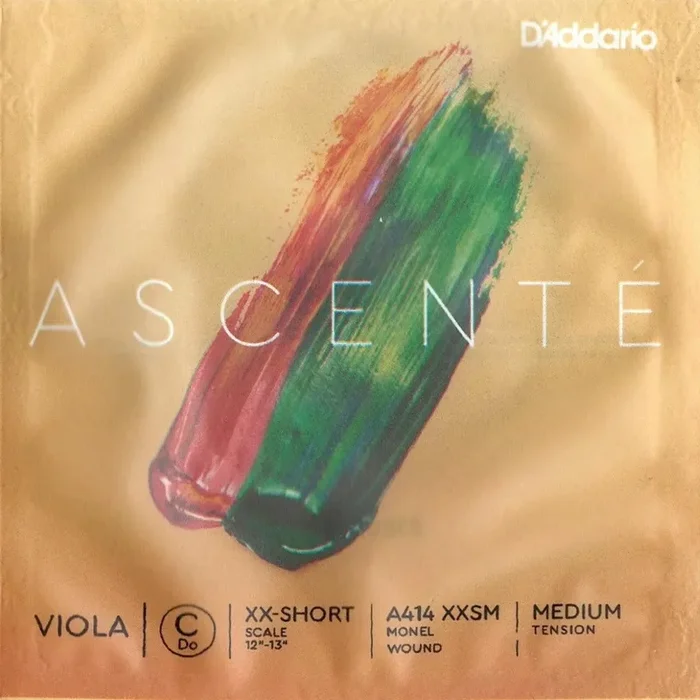 D’addario Ascenté Viola XX-Short-Scale Viola C-String, compatible violon 4/4