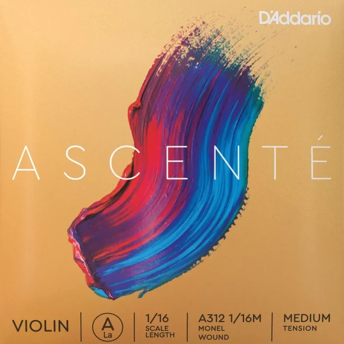 D’Addario Ascente Violin A String 1/16