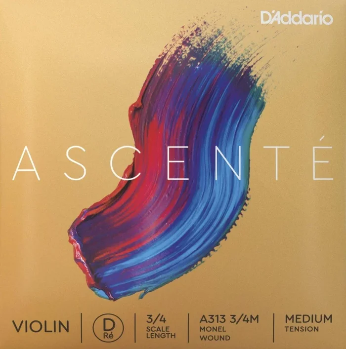D’Addario Ascente Violin D String 3/4