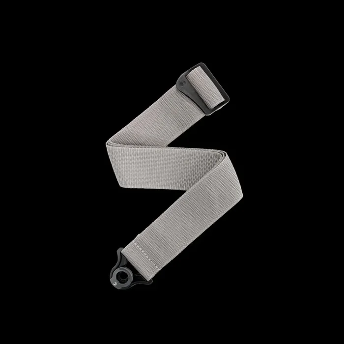 D’Addario Auto Lock Guitar Strap | Polypro | Silver