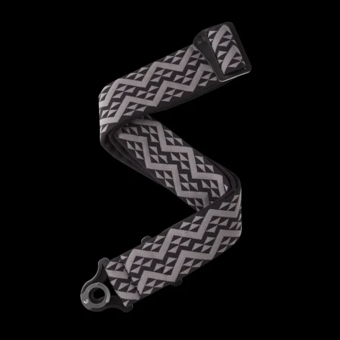 D’Addario Auto Lock Padded Strap Black/Grey