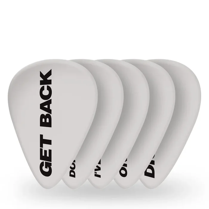D’Addario Beatles Guitar Picks, Get Back, 10-Pack, Heavy