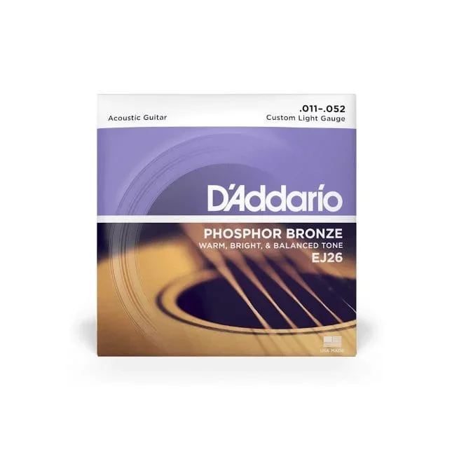 D’Addario EJ26 Phosphor Bronze Acoustic Guitar Strings