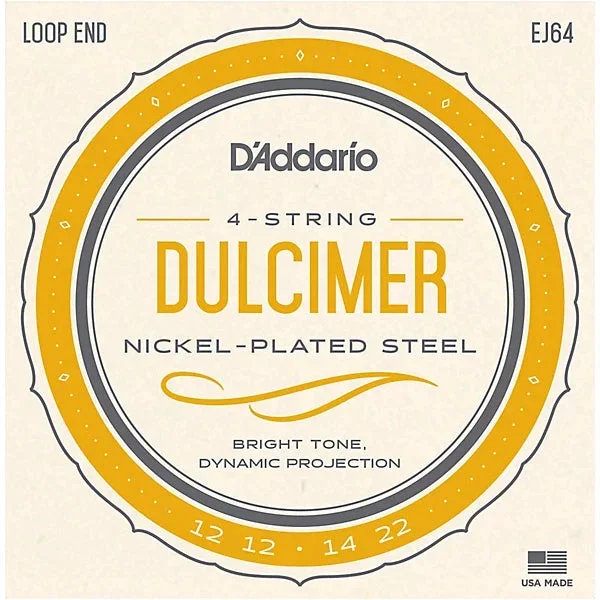 D’Addario EJ64 Mountain Dulcimer Strings .012-.022