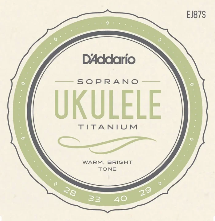 D’Addario EJ87S Titanium Ukulele Strings, Soprano