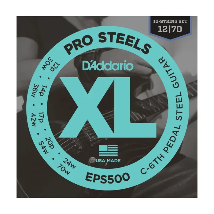 D’Addario EPS500 Pedal Steel Strings, C-6th