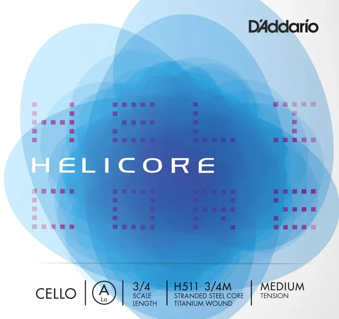 D’Addario Helicore Cello A String 3/4 Medium