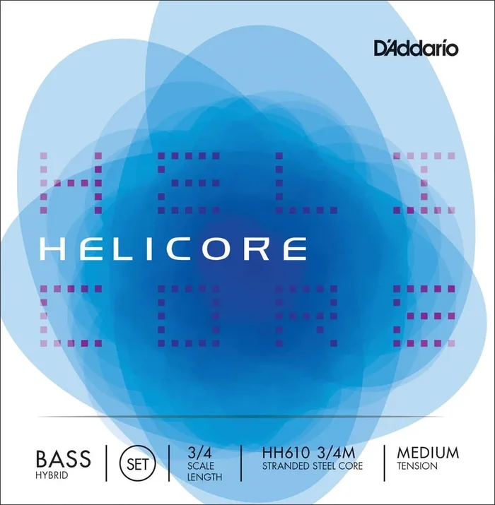 D’Addario Helicore Double Bass String Set 3/4 Hybrid