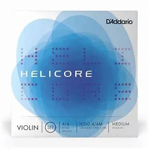 D’Addario Helicore Stranded Steel core Violin Strings 4/4 set