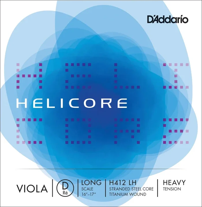 D’Addario Helicore Viola Single D String, Long Scale, Heavy Tension