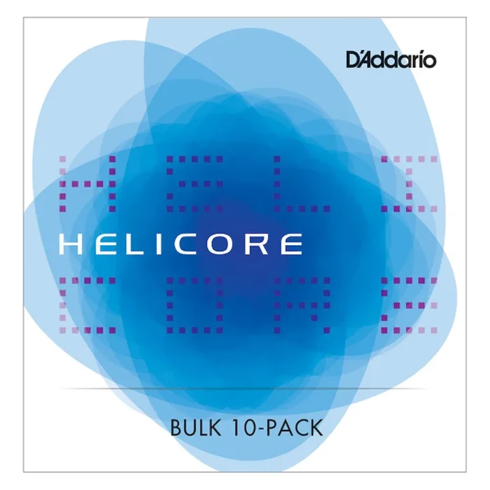 D’Addario Helicore Violin Single A String, 1/2 Scale, Medium, Bulk 10-Pack