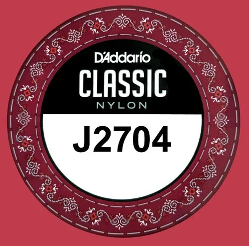 D’Addario J2704 Clásico Nylon Tensión Normal, 4ª cuerda D .029