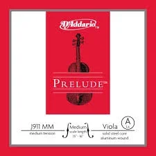 D’ADDARIO J911MM PRELUDE VIOLA A STRING, MEDIUM SCALE, MEDIUM TENSION
