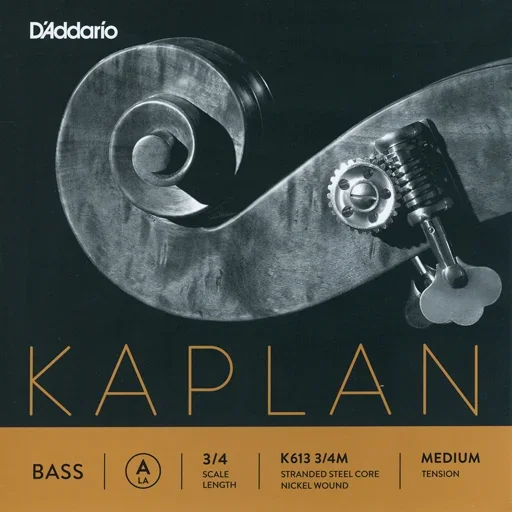 D’Addario Kaplan 3/4 nickel bass A string, medium