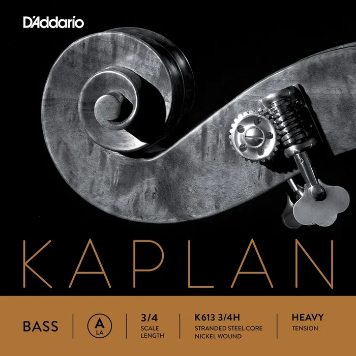 D’Addario Kaplan Bass Single A String, 3/4 Scale, Heavy Tension