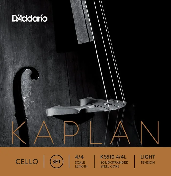 D’Addario Kaplan Cello String Set 4/4 – Light