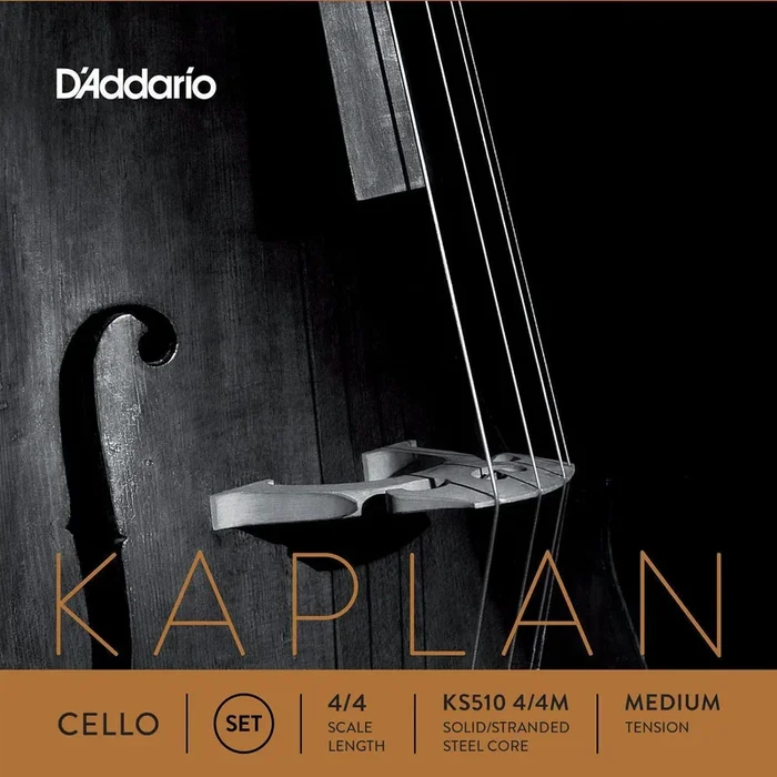 D’Addario Kaplan Cello String Set 4/4 – Medium