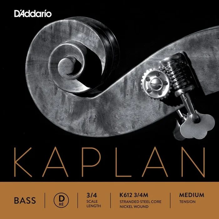 D’Addario Kaplan Double Bass D String 3/4 (Medium)