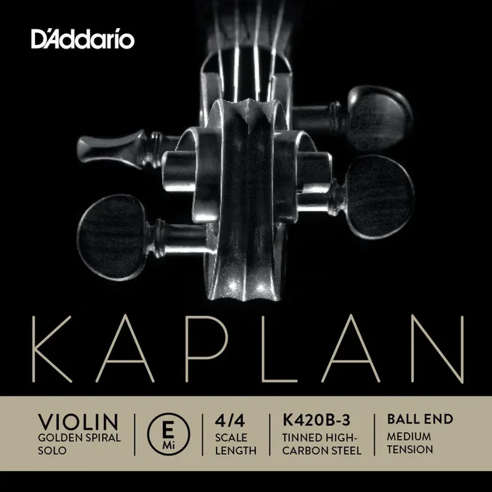 D’Addario Kaplan Violin E String 4/4 (Aluminium) Non Whistling