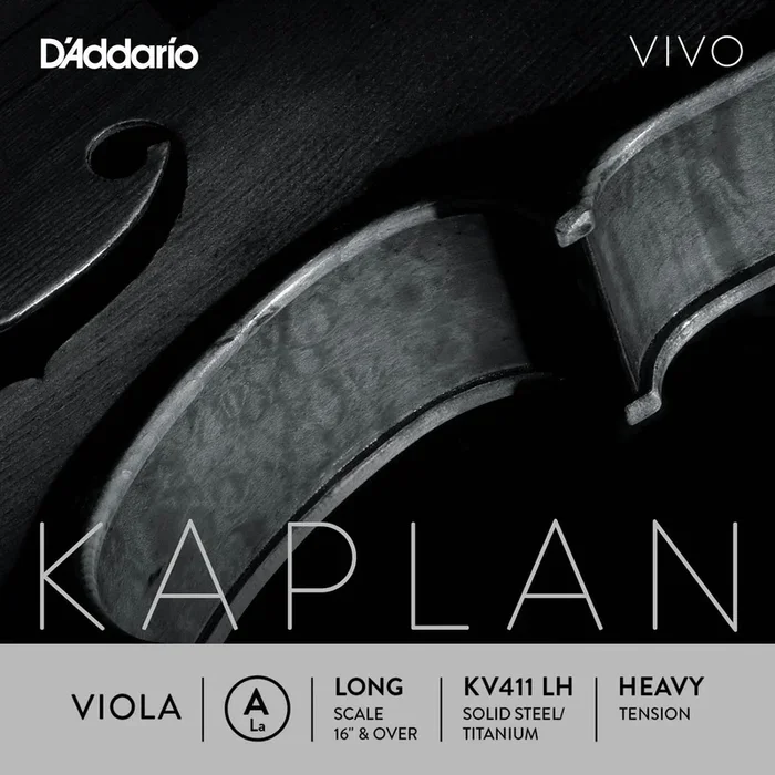 D’Addario Kaplan Vivo Viola A String, Long Scale, Heavy Tension