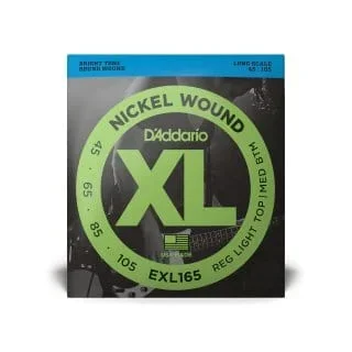 D’addario Nickel Wound Bass Strings, EXL165