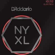 D’Addario NYXL1052 Nickel Wound Electric Strings -.010-.052 Light Top/Heavy Bottom