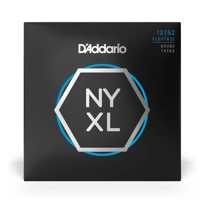 D’Addario NYXL1252W – NYXL 12-52 Guitar Strings – Wound 3rd String
