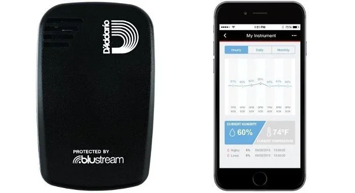 D’Addario Planet Waves Humiditrak – Bluetooth Humidity & Temperature Sensor Protect